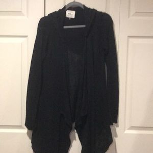 Black cardigan